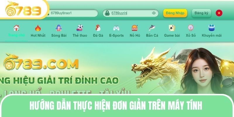 Hướng dẫn thực hiện đơn giản trên máy tính