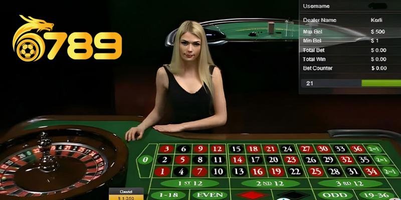 Sảnh Roulette 6789 với dealer xinh đẹp